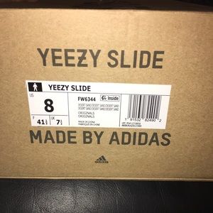 Yeezy men slides size 8 brand new never used